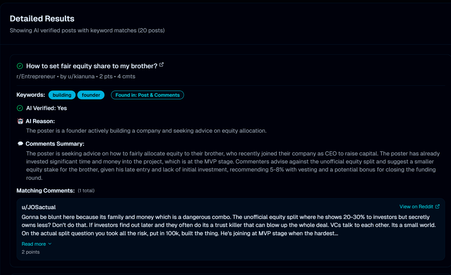 Step 3: Get Verified Signals